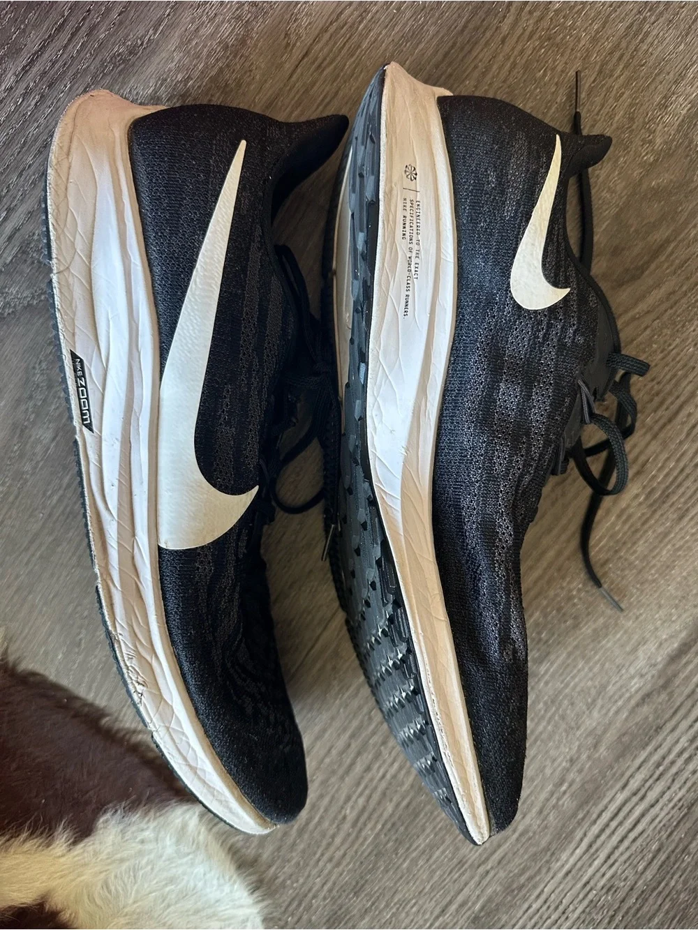 Nike Air Zoom Pegasus 36 Black White Running Shoes Men’s Size 15